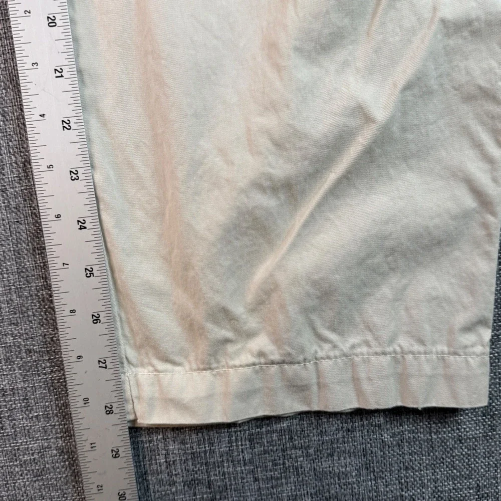 Vintage Mens Polo‎ Golf Pant | Measures 34x28 | Khaki Tan Pleated Cotton Chinos